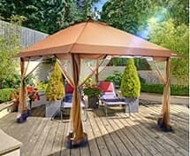 polycarbonate garden gazebo