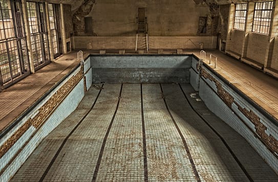 old swimming pool